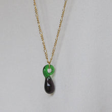 Load image into Gallery viewer, Lampwork Aubergine Necklace
