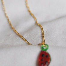 Load image into Gallery viewer, Lampwork Watermelon Necklace
